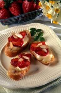 Strawberry & Brie Bruschetta recipe