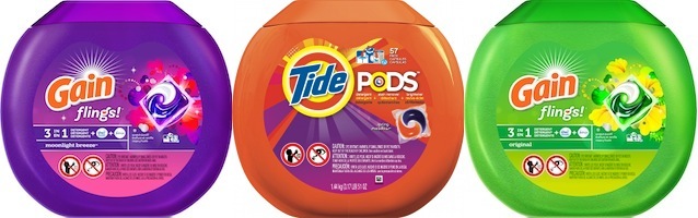 Gain Tide laundry pacs