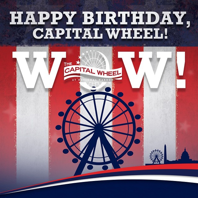 Happy birthday, Capital Wheel!