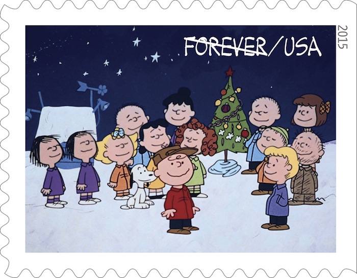 Charlie Brown and the gang stamp