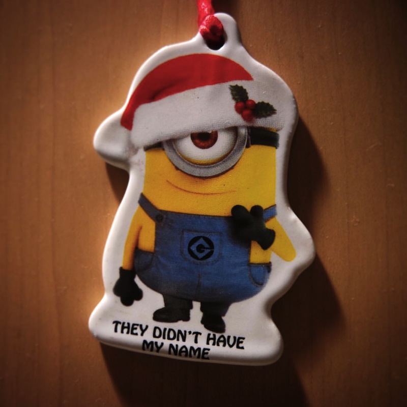 Minion Christmas ornament