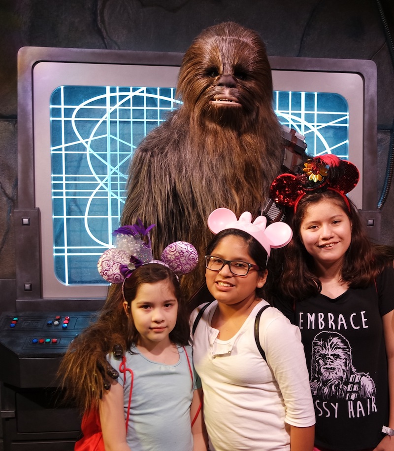 Meeting Chewbacca at Disney's Hollywood Studios