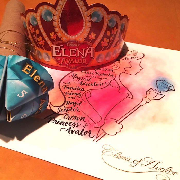Elena of Avalor's crown and scepter craft