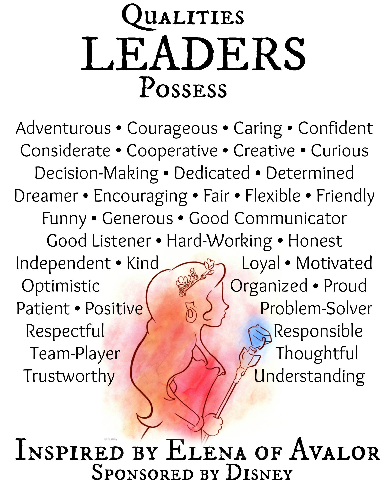 Leadership Qualities Inspired by Elena of Avalor