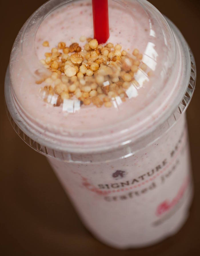 Chick-fil-A Berry Protein Blend breakfast beverage